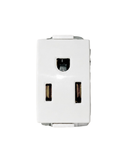 2-Pin + Earth American Socket