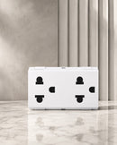 2 gang 2-Pin + Earth Euro-American Socket