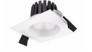 Fixed Downlight 8w 695-815lm 3000k 60 deg. IP65 w/ non-dimmable driver - white
