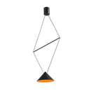 Pendant Lamp - Black + Orange 3000K