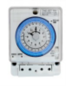 T&J ORBIK 24-hr mechanical timer switch w/ battery 100v-240v AC,15A